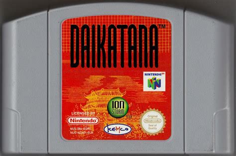 John Romero's Daikatana (2000) Nintendo 64 box cover art - MobyGames