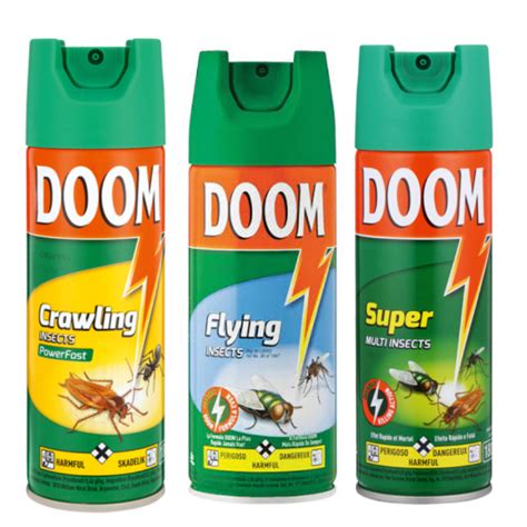 Doom - Super Multi-Insect + Crawling Insects + Flying Insects (3 x 300ml) | Buy Online in South ...