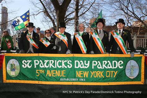 St Patrick's Day Parade on 5th Avenue, New York City