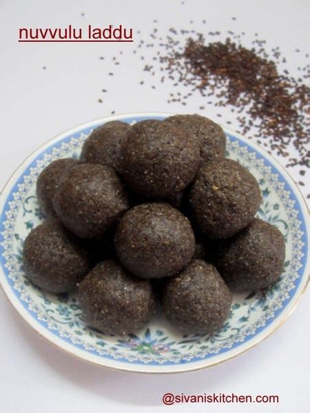 Nuvvulu Laddu Recipe / Black Sesame Seeds Laddu | Sivanis Kitchen