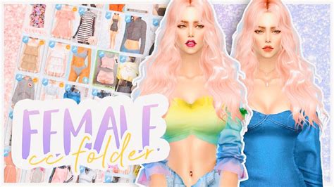 FEMALE CC FINDS (2GB) 🌟 THE SIMS 4: MODS CC FOLDER FREE DOWNLOAD - YouTube