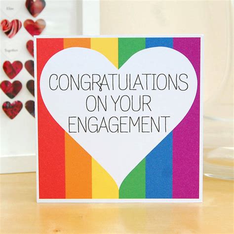 'congratulations on your engagement' card by pink and turquoise ...