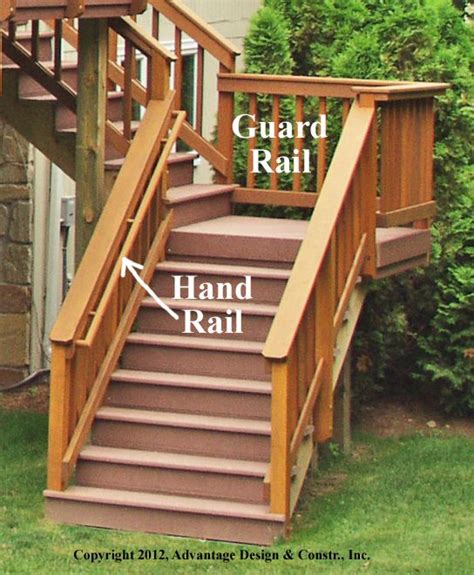 Deck Stair Railing | Deck Railing Design Ideas | Deck stair railing, Deck steps, Deck design