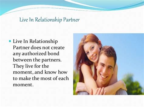 Live in relationship partner