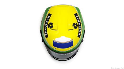 Ayrton Senna’s F1 helmet selling from USD100,000