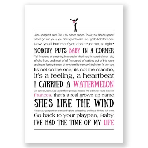 Dirty Dancing Quotes - Printable Print | Printable Wall Art