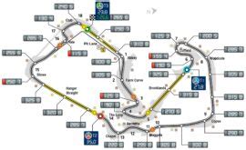 Silverstone Circuit, Corner names, Track Map & F1 Lap Record