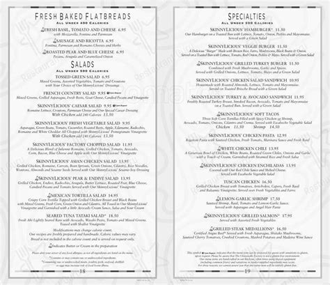 Menu at The Cheesecake Factory desserts, Jersey City, 30 Mall Dr W