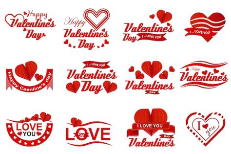 Premium Vector | Valentine's day vector set