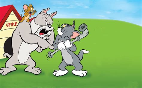 Tom And Jerry In The Dog House #1080P #wallpaper #hdwallpaper #desktop Tom And Jerry Kids, Tom ...