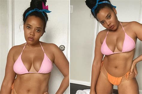 Angela Simmons preaches body positivity in bikini photo