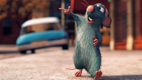 Download Ratatouille Remy In The Street Wallpaper | Wallpapers.com