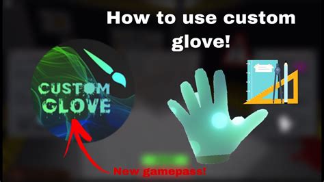 How to use the CUSTOM glove gamepass || Slap battles - YouTube