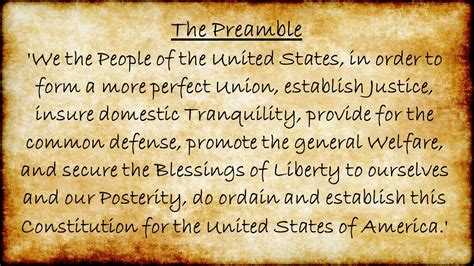 Preamble of the Constitution | Civics Quiz - Quizizz