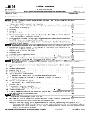 2020-2024 Form IRS 6198 Fill Online, Printable, Fillable, Blank - pdfFiller