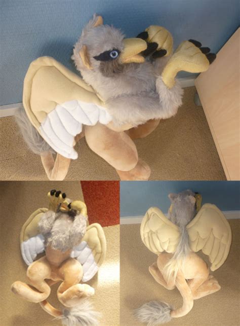 Griffin plush: more pictures by CyanFox3 on DeviantArt