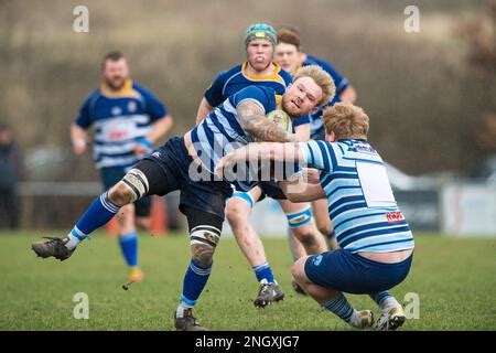 English mens amateur Rugby Union players playing in a league game Stock Photo - Alamy