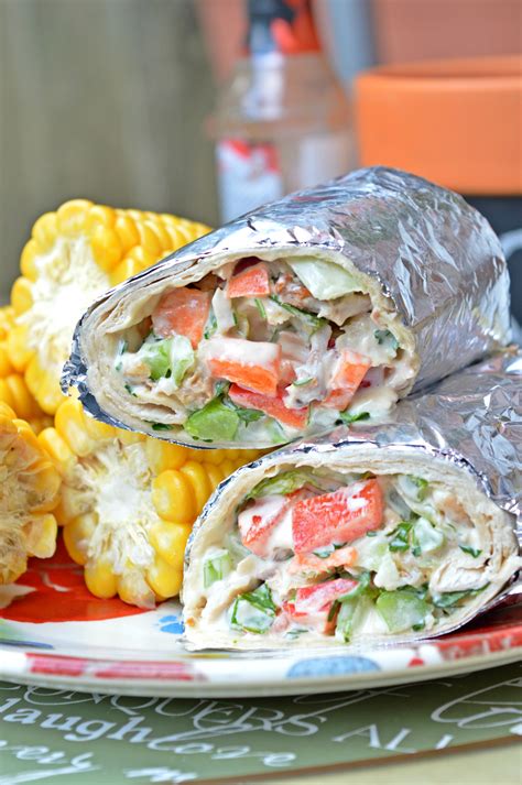 Healthy Chicken Salad Wraps — Tasty Food for Busy Mums