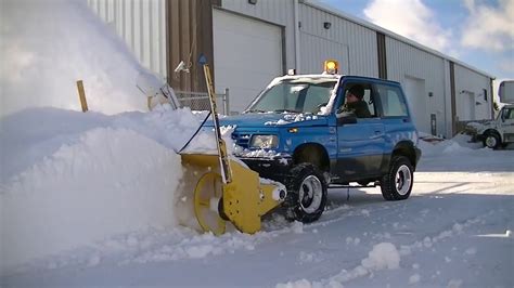 Homemade truck snowblower (chevrolet Tracker) | Doovi