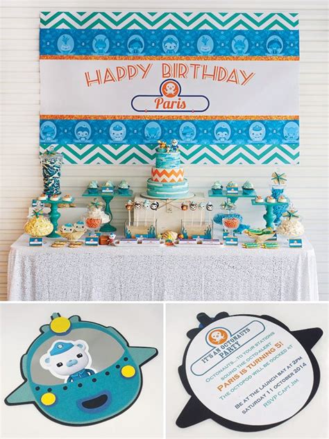 {Bright & Stylish} Octonauts Inspired Birthday Party // Hostess with the Mostess®