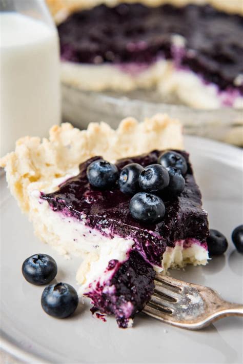 Best Cream Cheese Blueberry Pie Recipe | Flour on My Fingers