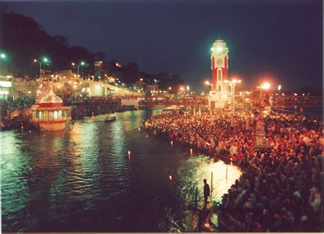 Spiritual Chaos on the Haridwar Ghats Along the Ganges River | The ...