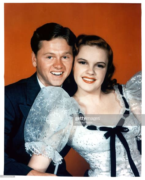 Mickey Rooney and Judy Garland in a publicity portrait for the film ...