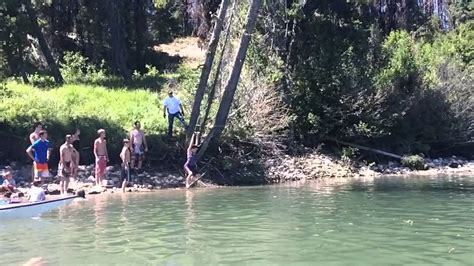 Deadwood camping trip rope swing 88 - YouTube