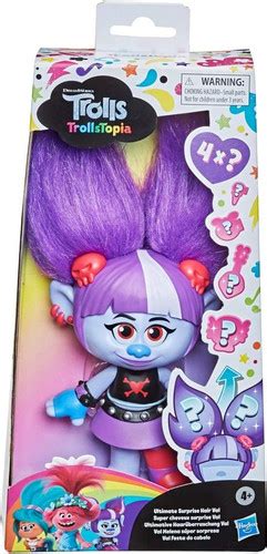 Trolls DreamWorks Topia Ultimate Surprise Hair Val Doll | Hellolims