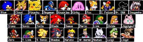 Super Smash Flash 1 / Characters - TV Tropes