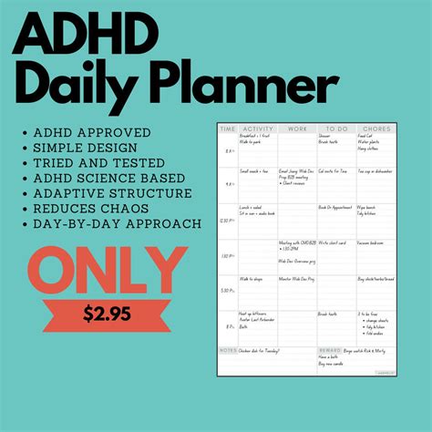 Adhd Planner Printable