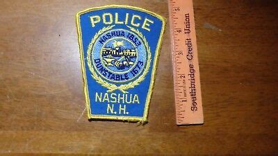 NASHUA NEW HAMPSHIRE POLICE DEPARTMENT PATCH bx 2 #2 | eBay