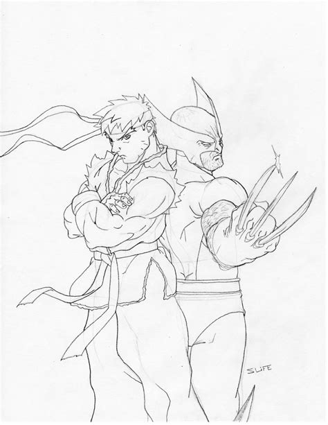 Marvel Vs Capcom sketch by jwientjes on DeviantArt