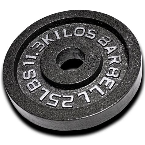 CAP Barbell, 25lb Olympic Cast Iron Weight Plate, Single - Walmart.com