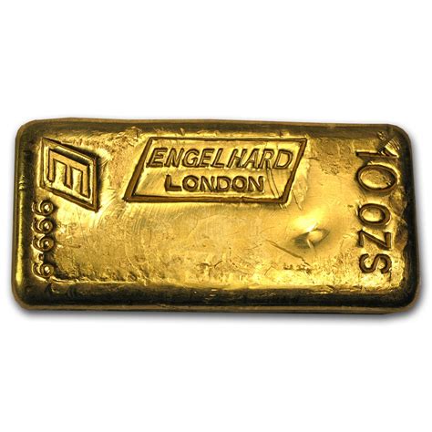 Buy 10 oz Gold Bar - Engelhard-London (Poured) | APMEX