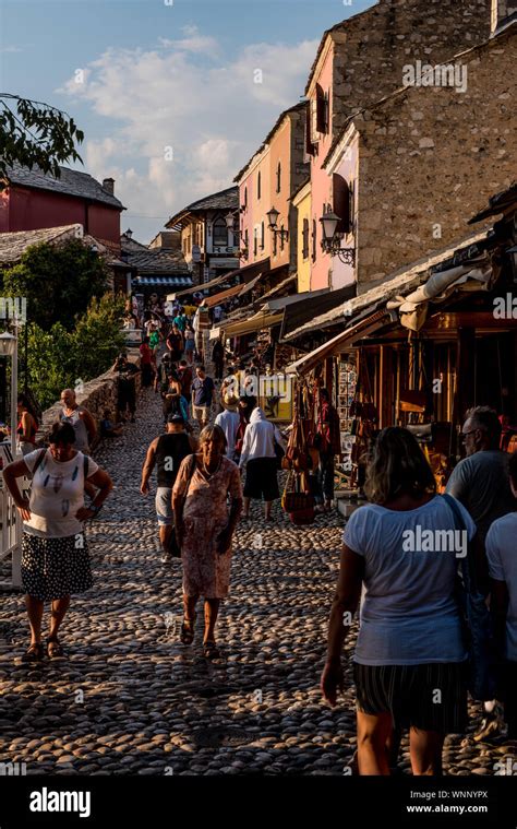 Mostar. In the old town Stock Photo - Alamy