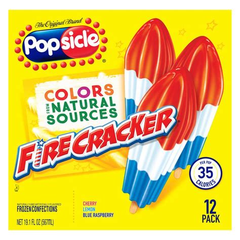 Popsicle Ice Pops Firecracker Ice Pop (1.59 oz) Delivery or Pickup Near Me - Instacart