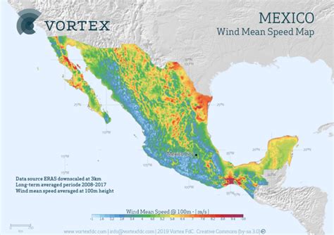 Mexico Wind Map - VORTEX