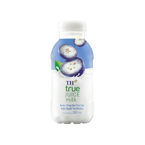 Sữa việt quất-TH True milk-300ml x 24 chai/ thùng- 118 yên/chai- ブルーベリ ...