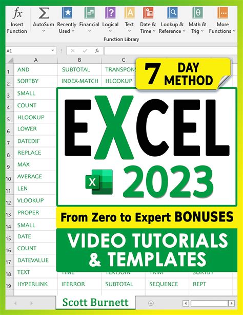 Buy Excel 2023: The Most Exhaustive Guide to Master Excel Formulas & Functions. From Zero to ...