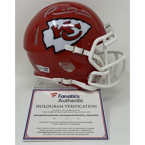 Patrick Mahomes Signed Chiefs Super Bowl LIV Mini Speed Helmet ...