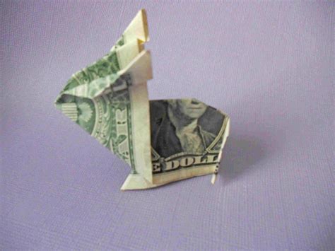 Learn How to Make a Crafty Origami Bunny Out of Cash