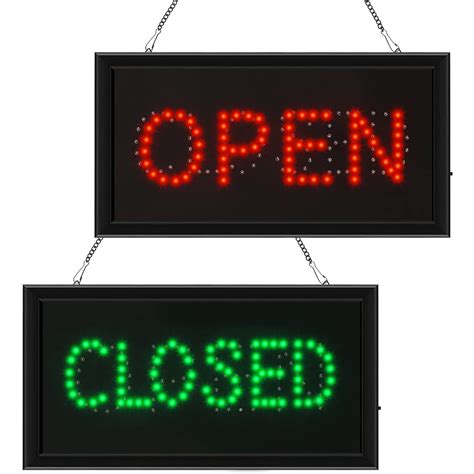 Open Closed Signs for Business LED Open Closed Sign Light Open and ...