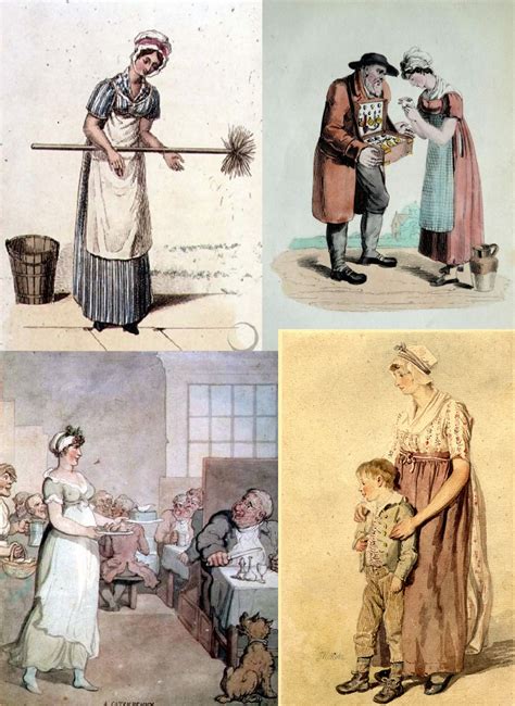 2nd Bn. 95th Rifles :: Working Women’s Clothes, 1810-1820