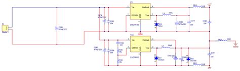 LM2596: cannot output enough current when configured as inverting regulator - Power management ...