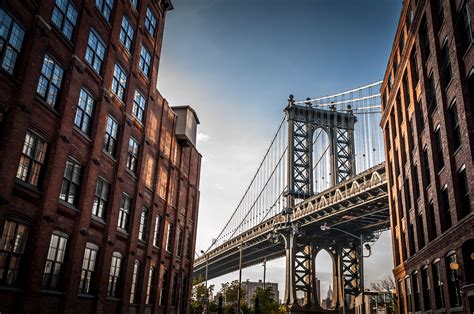 Download Bridge Building USA New York Man Made Manhattan Bridge HD Wallpaper by Victor Moussa