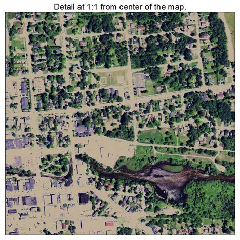 Aerial Photography Map of Boyne City, MI Michigan