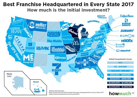 This Map Shows Where the Best American Franchises Started – InvestmentWatch