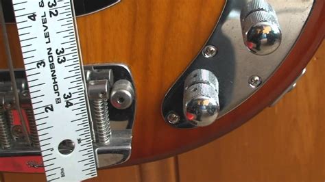 Custom Build Bass Guitar Bridge Placement - YouTube