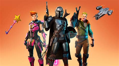 Fortnite Wallpaper 4K, The Mandalorian, Skin, 2020 Games